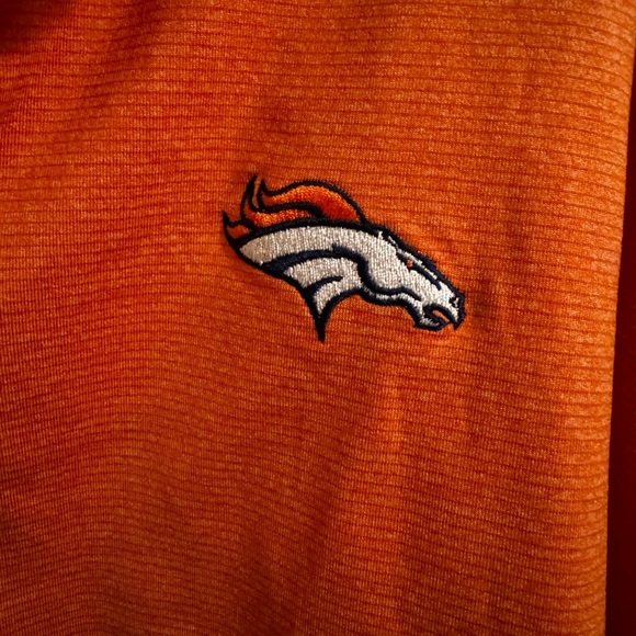 Cutter & Buck Mens NFL Denver Broncos Knit Quarter Zip Size 3XT - Picture 3 of 7